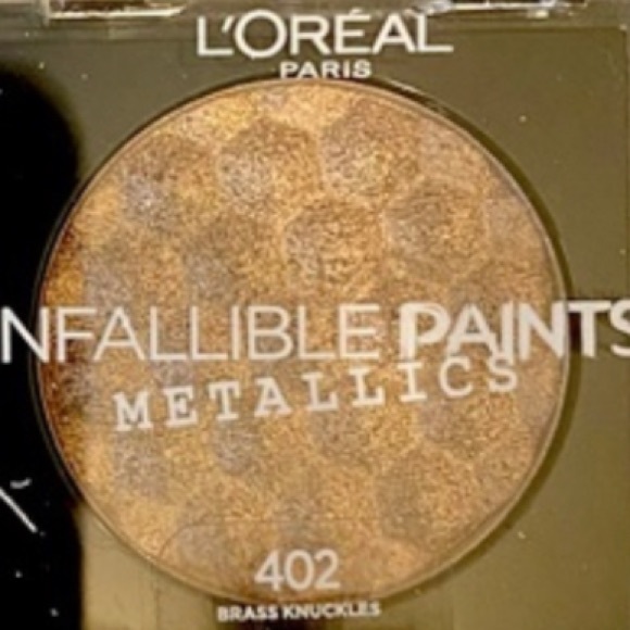 L'OREAL PARIS INFALLIBLE PAINTS METALLICS EYE SHADOW 404 , 402  Make Up - Picture 3 of 4